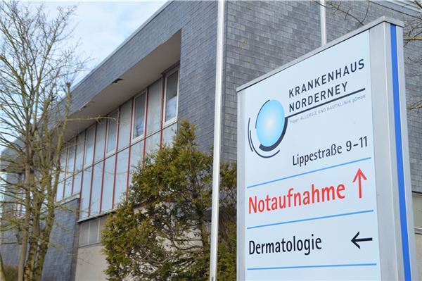 14 Mitarbeiter des Norderneyer Krankenhauses haben sich mit dem Coronavirus angesteckt.