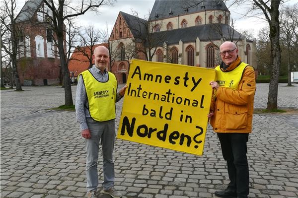 Bezirkssprecher Gerold Siemer (links) und Dietrich Flöter setzen sich für eine Ortsgruppe in Norden ein. Foto: Merlin Klinke