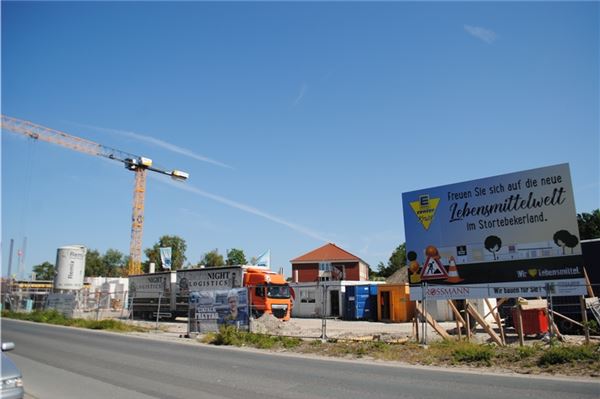 Neues E-Center: Im August wird Richtfest gefeiert Neues E-Center: Im August wird Richtfest gefeiert
