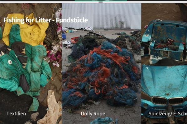 Textilien, Schrott, Plastik alte Netze: Das alles treibt im Meer.