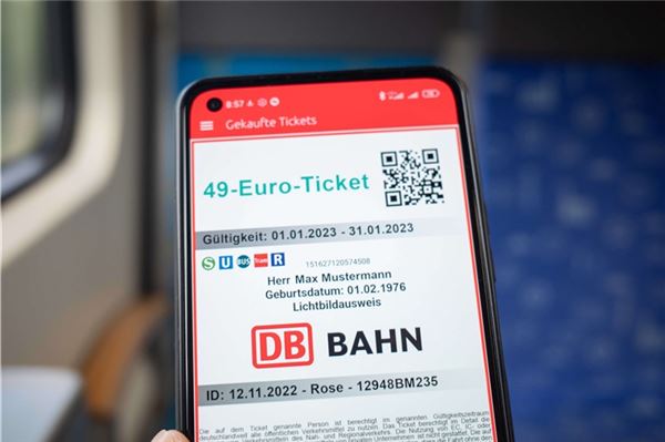 Handy App 49 Euro Ticket