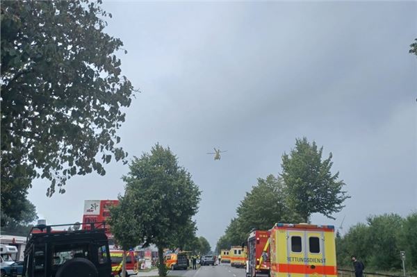 Sieben Verletzte bei schwerem Unfall in Georgsheil