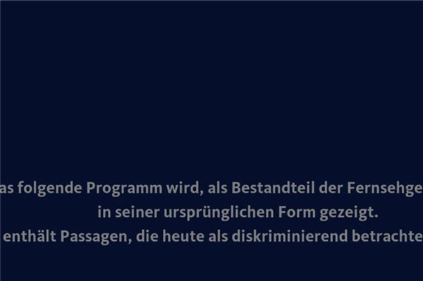 Wer in der WDR-Mediathek die Otto-Shows aus den 1970er Jahren anschauen möchte, wird vorher belehrt. Foto: Screenshot 
