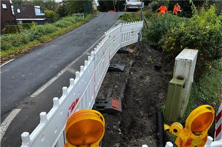 Ab dem 7. Oktober wird die Raiffeisenstraße für mehrere Monate voll gesperrt sein. Grund sind Sanierungsarbeiten am Fridericussiel.