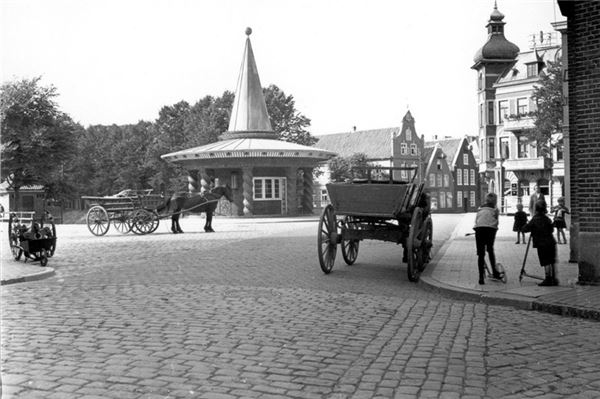 Als Emden noch keine Autostadt war: Fotografie des Chinesentempels aus dem Jahr 1934. Archivfoto
