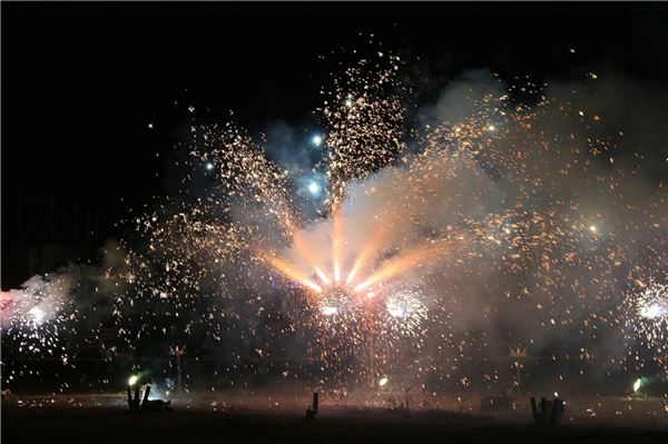Am 6. Dezember wurde in Norden am späten Nachmittag ein Feuerwerk gezündet.