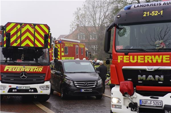 Die Feuerwehr im Einsatz.