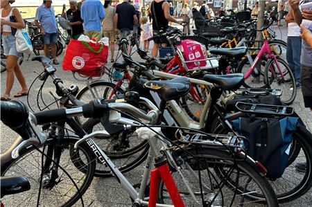 Auch die Parksituation der Fahrräder gehört zu den Punkten des Mobilitätskonzepts. Archivbild