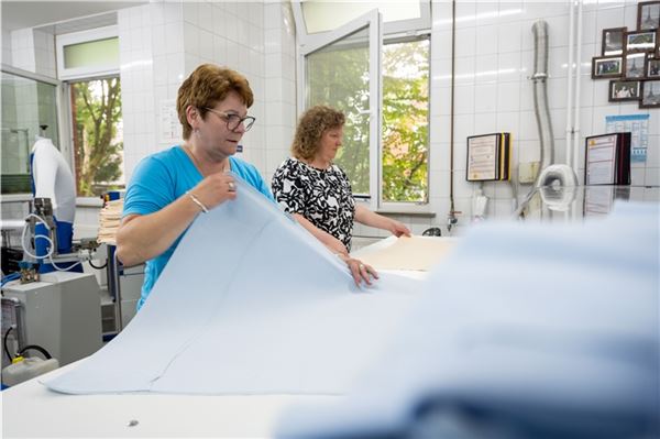 50 Jahre gelebte Inklusion Auch die Wäscherei ist am Tag der offenen Tür zu besichtigen.