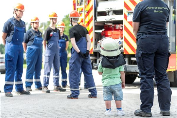 Jubiläumswochenende der Jugendfeuerwehr Auch für die Kleinsten gibt es am Wochenende reichlich Programm.