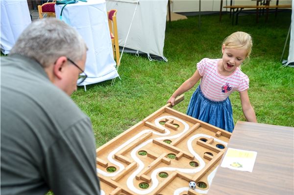 Auch für Kinder gab es viel zu entdecken bei dem Jubiläum der Johanneskirchengem...