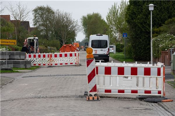 Bereits Ende Mai gab es umfassende Sanierungsarbeiten im Addingaster Weg.