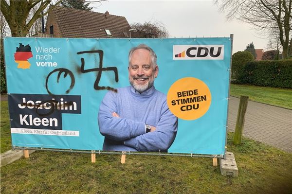 Vandalismus im Wahlkampf