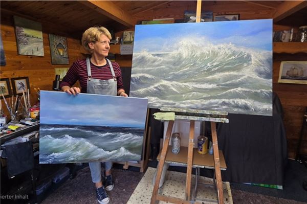 Erika Willers: Ostfriesische Künstlerin zeigt „Das Meer in mir“ Erika Willers: Ostfriesische Künstlerin zeigt „Das Meer in mir“