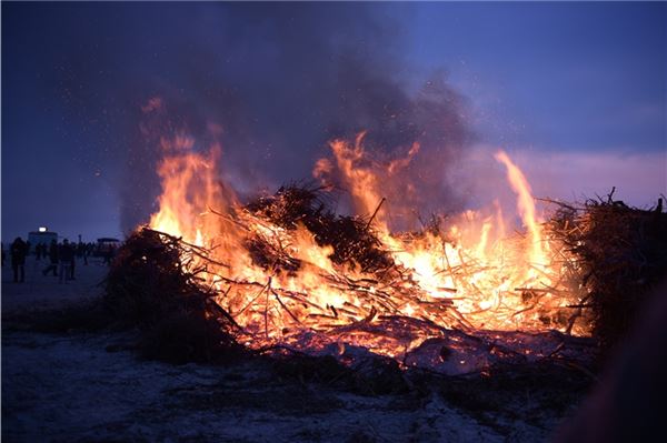 Mehr als 130 Osterfeuer in Norden gemeldet