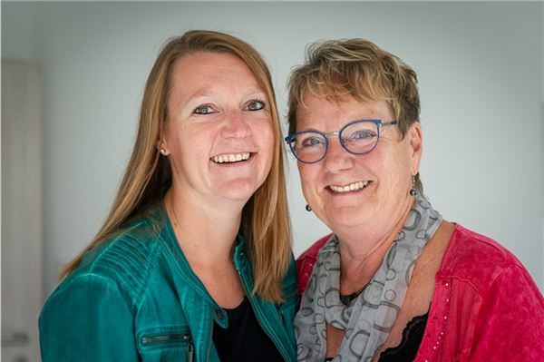 Britta und Edeltraud Cassens, sind ein eingespieltes Team. Foto: met