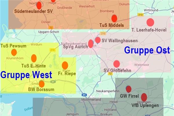 So startet der diesjährige Ostfriesland Cup BU Grafik: Ostfriesland Cup