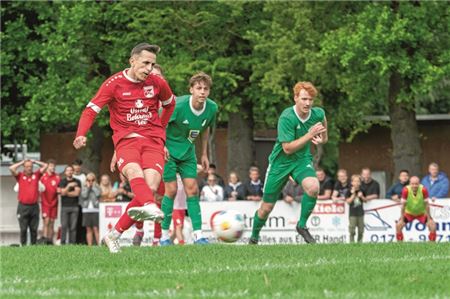 Chance zum Norder 2:1 nicht genutzt. Fidijas Perquku scheiterte in der Endphase vom Punkt. Foto: Meret Ezdards-Tschinke