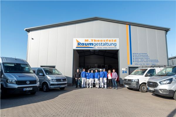 Seit jeher Garant für zuverlässige und professionelle Arbeit Das gesamte Team M. Theesfeld Raumgestaltung.