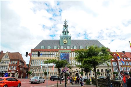Das Rathaus der Stadt Emden. Foto: Nina Lehmann