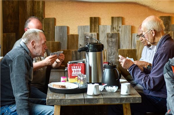 Der Bootshafen als kleiner gastronomischer Betrieb.