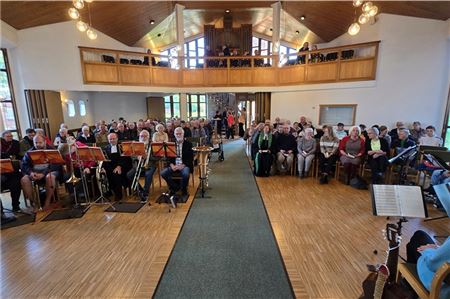 Der Gottesdienst war gut besucht am vergangenen Festsonntag.