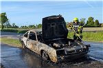 Opel Manta B ausgebrannt