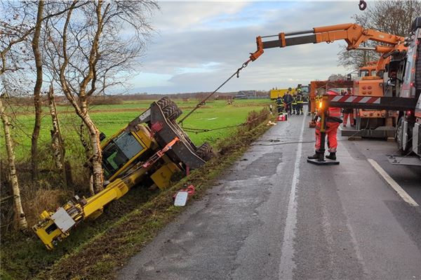 DerAbschleppwagen kommt an seine Grenzen.