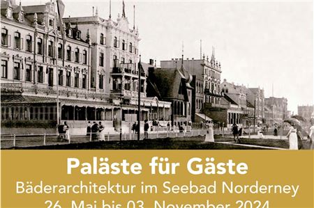 Die Ausstellung zur Bäderarchitektur im Seebad Norderney startet am Sonntag. Foto: Repro