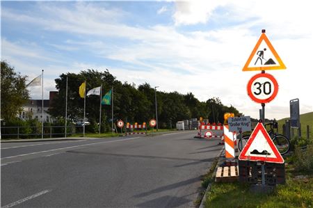 Die Deichstraße ist ab dem heutigen Mittwoch ab dem Nordsee Camp gesperrt.