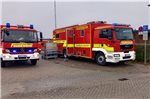 Die Feuerwehr verteilte sich an wichtigen Punkten in Norddeich und suchte im Umfeld nach dem Vermissten. Foto: Christian Schmidt