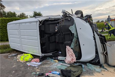 Die Feuerwehren Arle, Großheide und Westerholt wurden zu dem Unfall alarmiert.