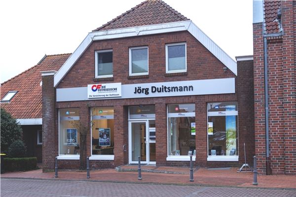 Regional verwurzelt, persönlich beraten Die Geschäftsstelle in Marienhafe.