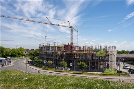 Die „Inselsicht“ soll im Laufe von 2026 fertiggestellt sein. Foto: Ute Bruns