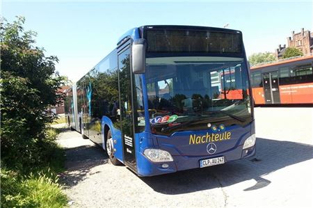 Die „Nachteule“ bringt Diskothekenbesucher ans Ziel und wieder nach Hause. Foto: privat