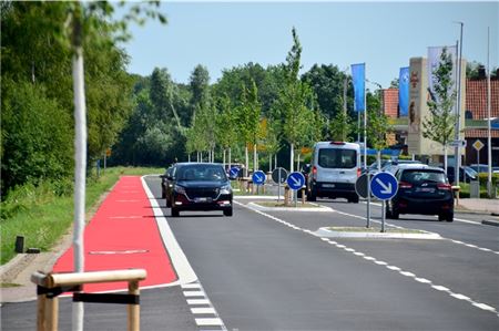 Die Norder Bahnhofstraße ist nun wieder für alle offen.Foto: Keno Klaassen