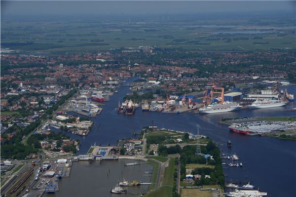 Luftbild Emden