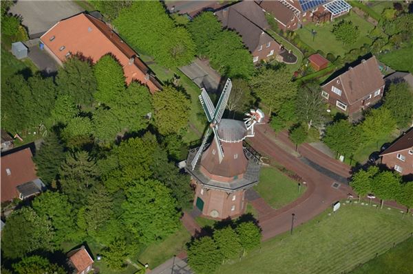 Die Sterrenberg-Mühle in Upgant-Schott: offen für alle Interessenten. Foto: Martin Stromann