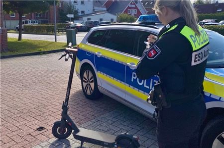 Polizei, E-Scooter, Kontrolle, Verstöße