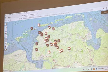 Diese Standorte von Automaten sind dem Landkreis bekannt. Gezeigt wurde die Karte im Ausschuss.