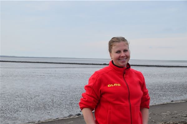 Wattwanderung kann tödlich enden: DLRG gibt Sicherheitstipps DLRG-Pressesprecherin Corinna Kölber warnt vor den Gefahren. Fotos: Keno Klaassen