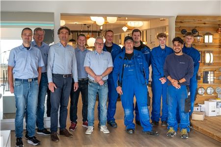 Ein hohes Maß an Kompetenz stellt das Team von Firma TeKa Becker in Osteel. Es fehlen auf demFoto Imke Becker und Nico Randhahn.