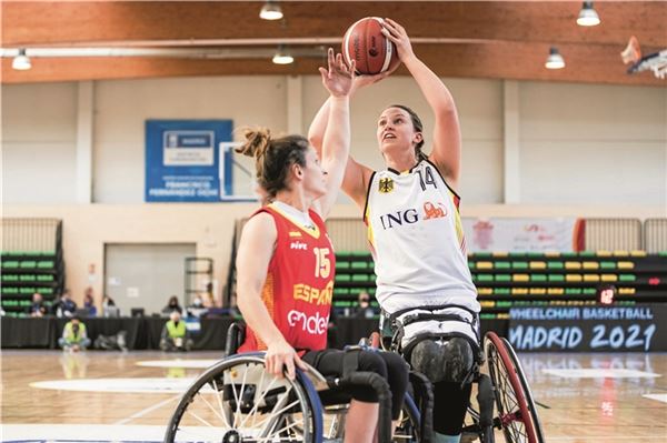Erfolgreich für Deutschland. Lena Knippelmeyer spielte bei zwei Europameisterschaften und den Paralympics. Die WM sollte ihr Abschiedsturnier werden. Fotos: Steffie Wunderl