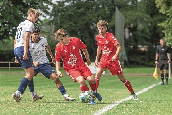 Erste Saisonniederlage. Am dritten Spieltag erwischte es die Norder gegen BW Borssum. Foto: Meret Edzards-Tschinke