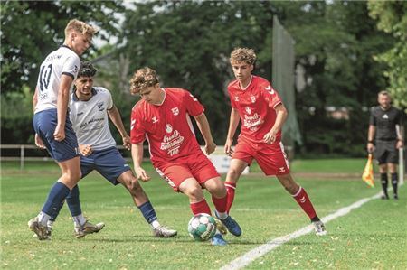 Erste Saisonniederlage. Am dritten Spieltag erwischte es die Norder gegen BW Borssum. Foto: Meret Edzards-Tschinke