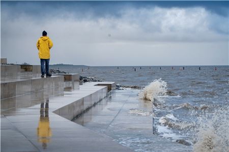 Es wird windig ab Montagnachmittag: Nur mit Vorsichts ins Freie.