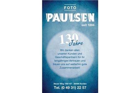 Foto Paulsen gehört zu den Traditionsgeschäften in Norden.