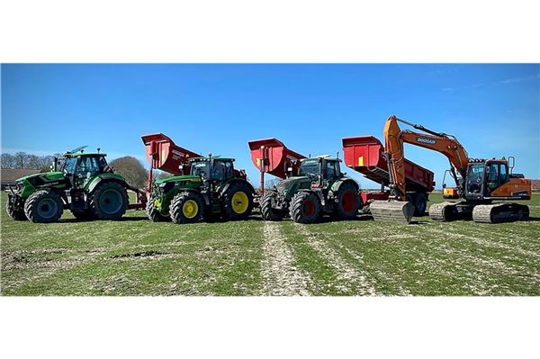 Für das große Paket an Dienstleistungen wird auch ein entsprechender Fuhrpark benötigt.