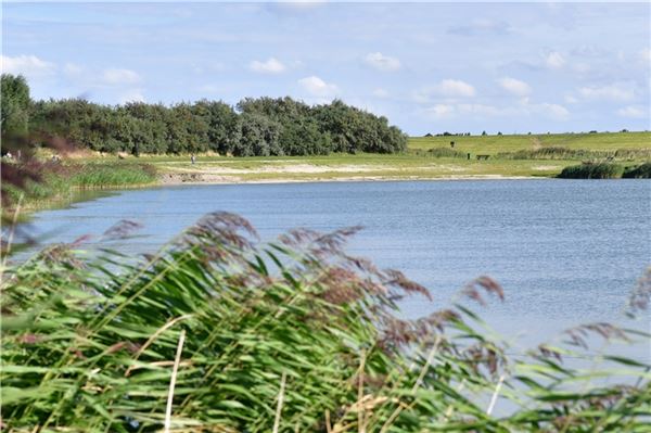 Gäste des Greetsieler Badesees können in naher Zukunft nicht mit Toiletten oder Umkleiden am naturbelassenen Strand rechnen.Foto: Archiv/Wagenaar