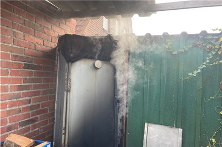 Geräucherter Fisch führte zu einem Feuerwehreinsatz.